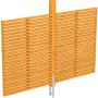 Skan Holz Achterwand Lijmhout voor carport Spessart Eik Licht