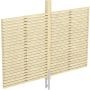 Skan Holz achterwand Lijmhout voor carport Spessart Naturel