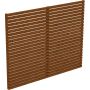 Skan Holz zijwand voor carport Spessart Nussbaum