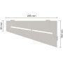 Schlüter-SHELF-E-S3 TSBG PURE Alu structuurcoating beigegrijs