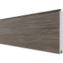 TraumGarten schutting SYSTEM ALU PLUS enkelprofiel Vintage-Oak zichtscherm steekzaun lamellenomheining