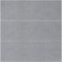 TraumGarten schutting SYSTEM BOARD KERAMIEK XL hekwerkset cementkleur scherm steekzaun lamellenomheining