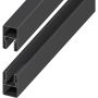 TraumGarten schutting SYSTEM verticaal adapter 2-pack antraciet
