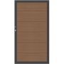 TraumGarten poort schutting SYSTEEM WPC XL Mandel/Antraciet