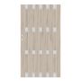 TraumGarten schutting JUMBO WPC Alu-Design poort zand/aluminium