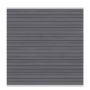 TraumGarten Schutting WPC PLATINUM Grijs, Lat Zilver Zichtscherm Steekzaun Lamellenomheining