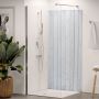 Winwall douchewand Aluverbund hout wit