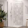 Winwall douchewand Alucomposiet Vintage Tegels