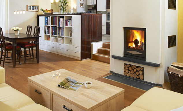 Warmteverspreidende houtkachels